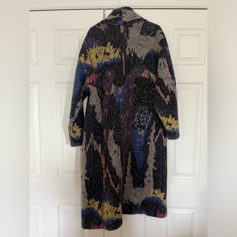 incredible vintage Neiman Marcus mohair long coat M/L